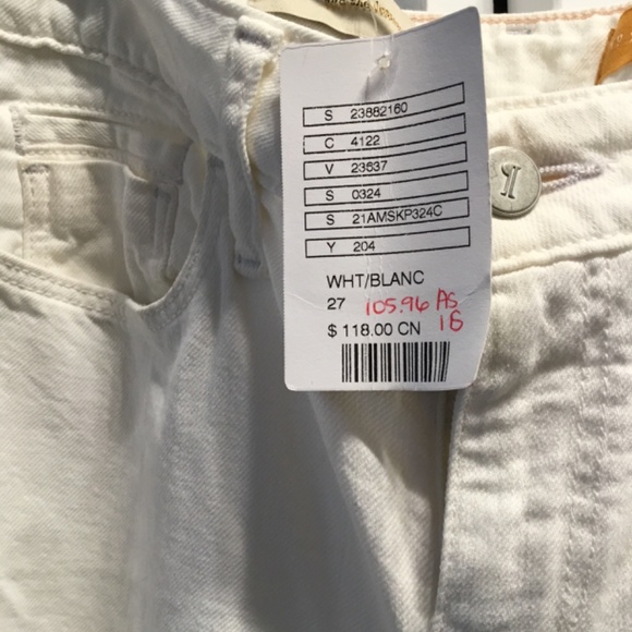 Anthropologie White Jeans - Picture 4 of 4